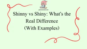 Shinny vs Shiny: What’s the Real Difference
