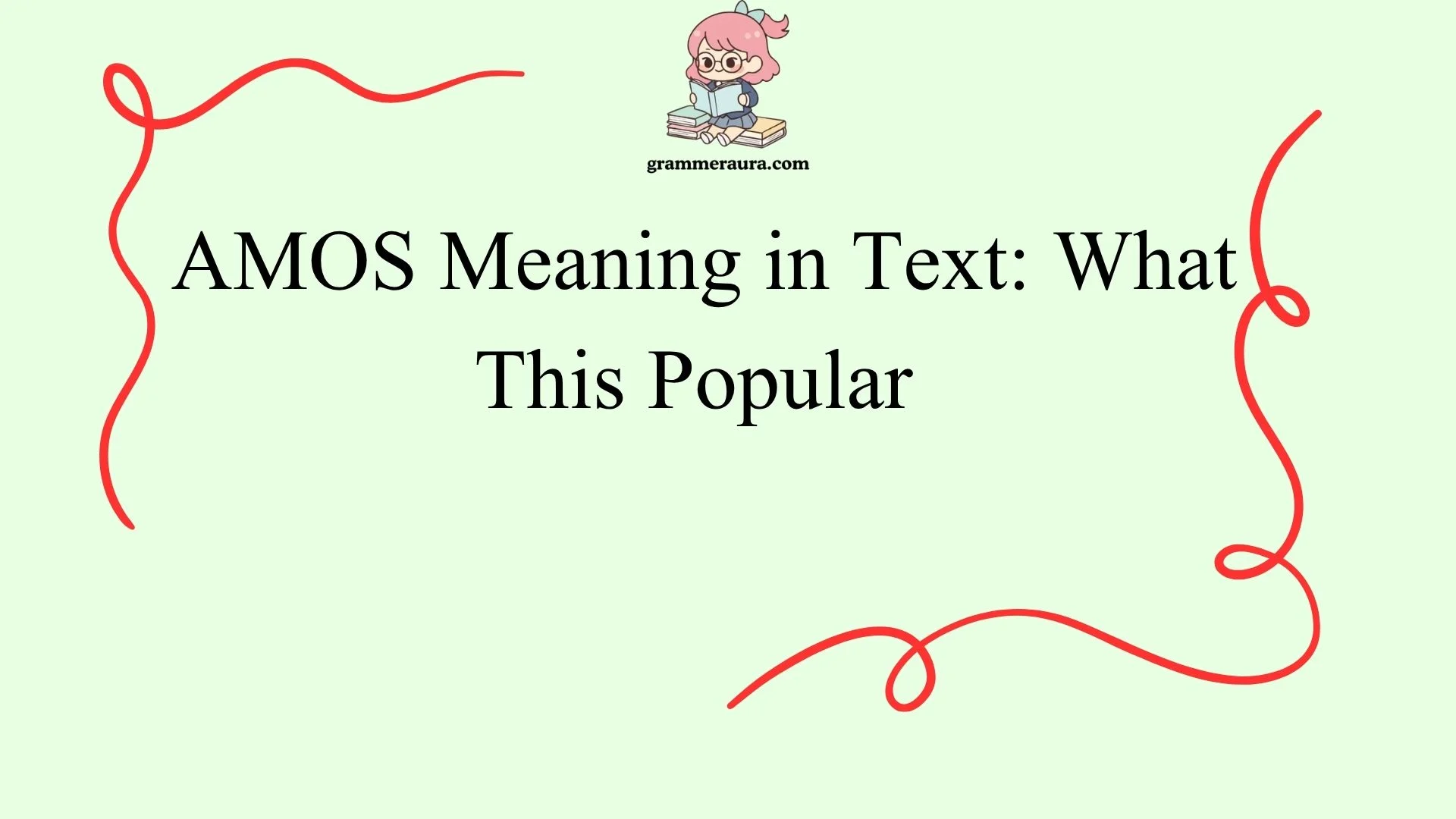 AMOS Meaning in Text: What This Popular 