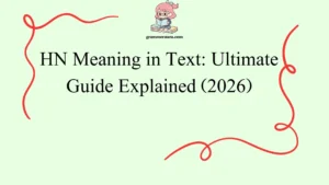 HN Meaning in Text: Ultimate Guide Explained