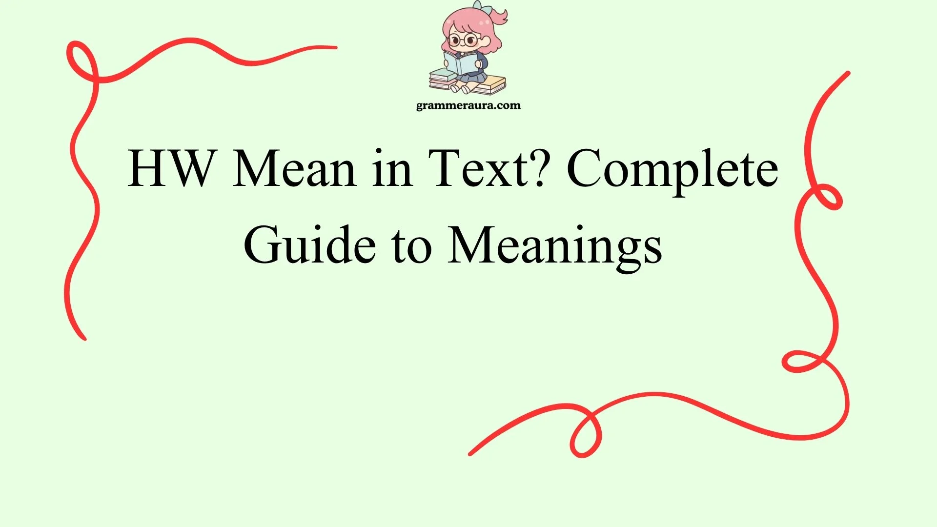 HW Mean in Text
