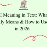 SMH Meaning in Text