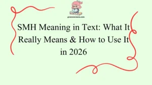 SMH Meaning in Text