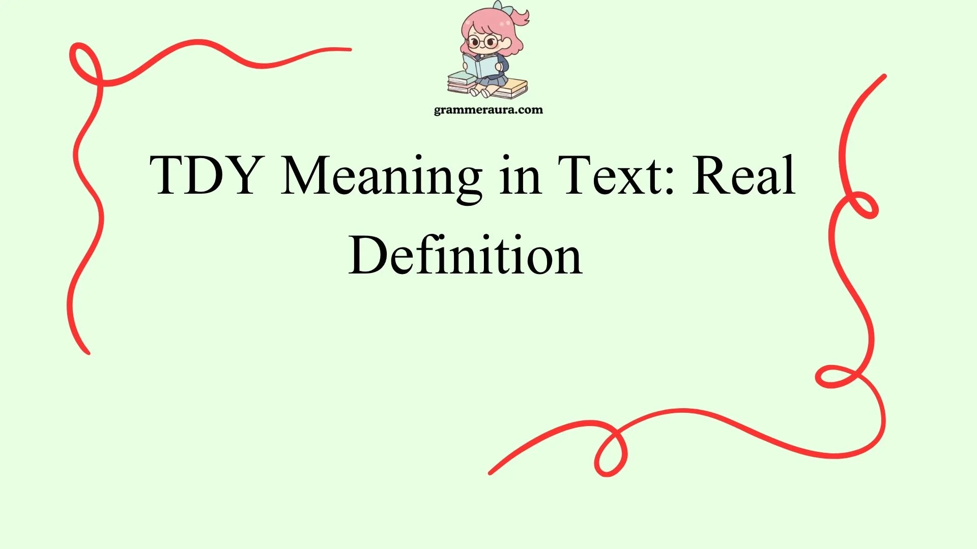 TDY Meaning in Text