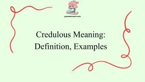 Credulous Meaning: Definition, Examples