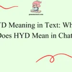 HYD Meaning in Text: What Does HYD Mean in Chat