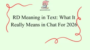 RD Meaning in Text: What It Really Means in Chat