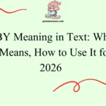 WBY Meaning in Text: What It Means, How to Use It