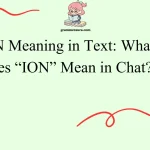 ION Meaning in Text: What Does “ION” Mean in Chat?