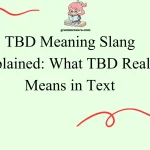 TBD Meaning Slang Explained: What TBD Really Means in Text